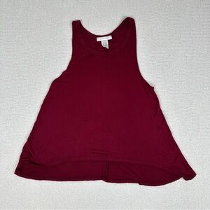 23 Love Street Red Maroon Sleeveless Top Tank